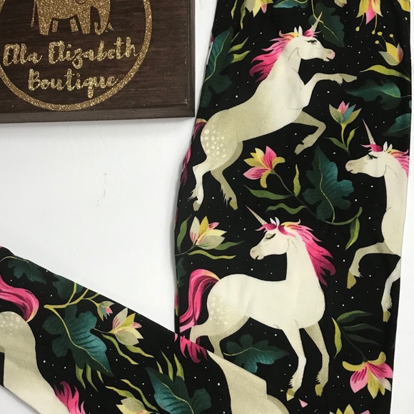 EEB Pants - 🦄 Whimsical Unicorn Brushed Leggings OS TC 🦄